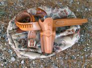 Holster western - 16. Meexican Loop Diamond décoration border pour canon long